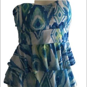 GUILTY STRAPLESS TIERED TOP SIZE M